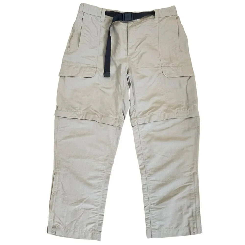 The North Face Mens Convertible Cargo Pants Shorts Large Outdoors Hiking Camping